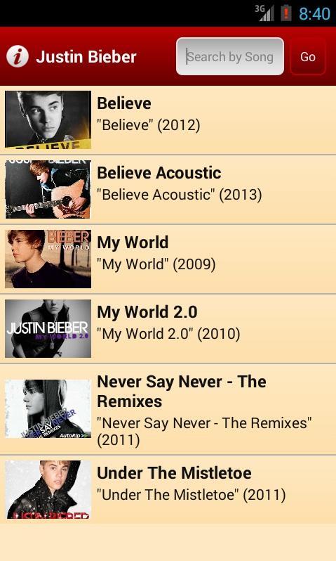 Justin Bieber Fan App截图4