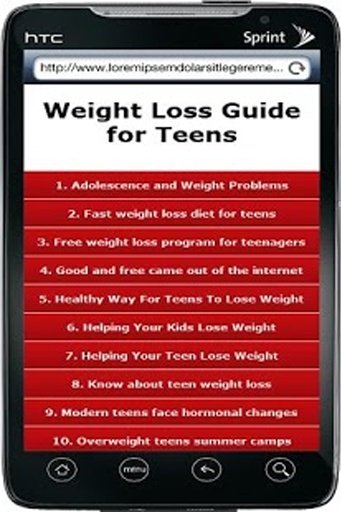 Teens Weight Loss Guide截图3