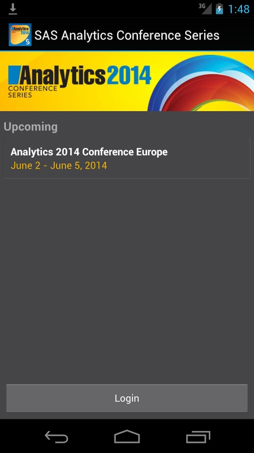 SAS Analytics Conference截图2