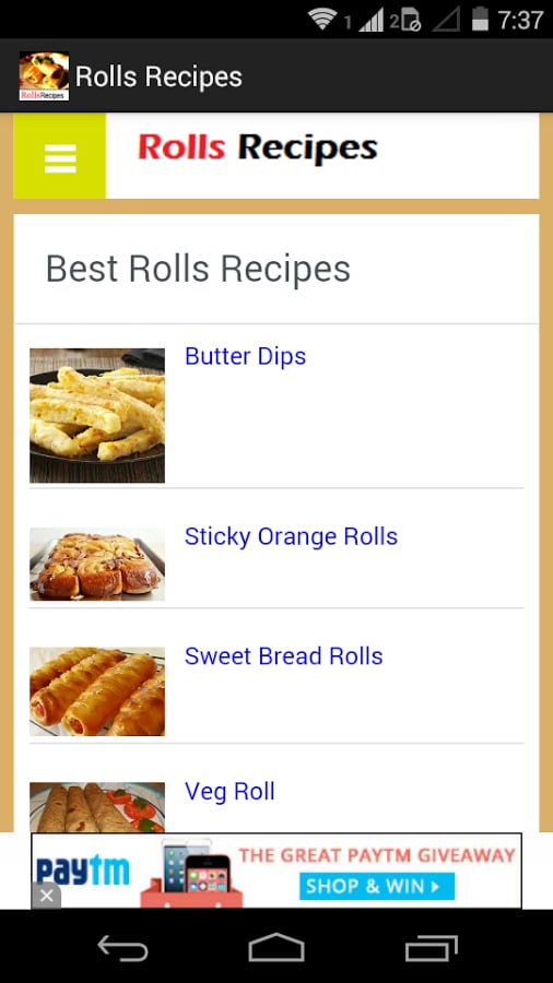 Rolls Recipes截图1