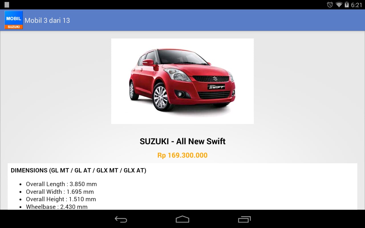 Mobil Suzuki截图2