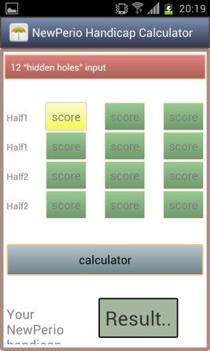 Handicap Calculator截图6