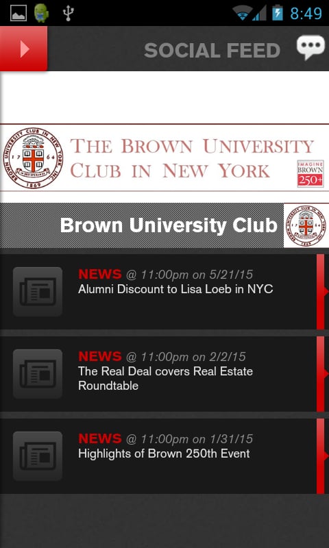 Brown University Club Ne...截图3