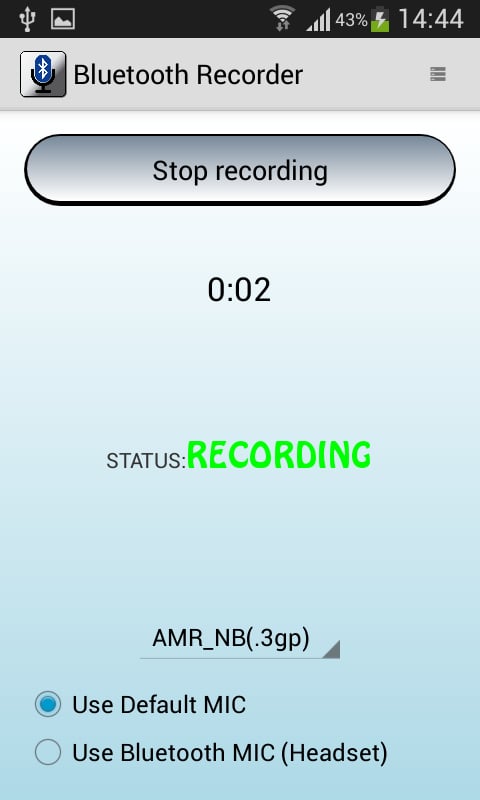 Bluetooth Recorder截图2
