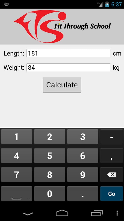 FTS BMI Calculator截图3