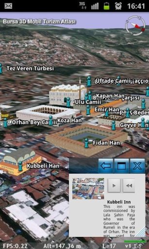 Bursa 3D Mobil Turizm Atlası截图2