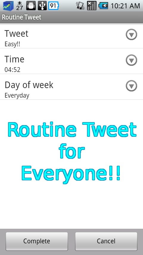 Routine Tweet!!截图2