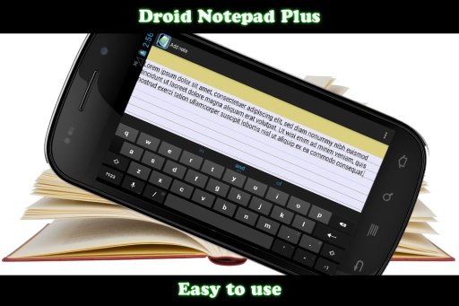 Droid Notepad Plus截图3