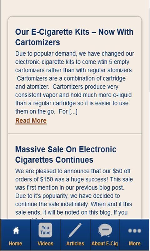 Electronic Cigarettes截图1