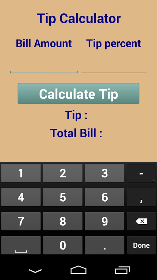 Tip &amp; Maths Calculator F...截图3