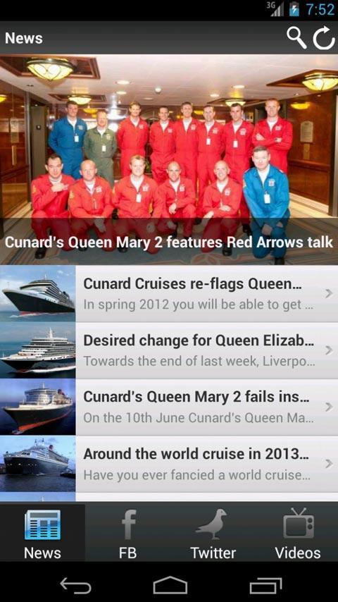 CSN: Cunard Cruise Line截图1