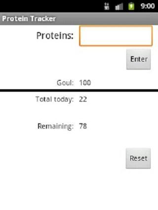 Protein tracker截图1