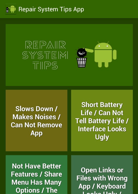 Repair System Tips截图1