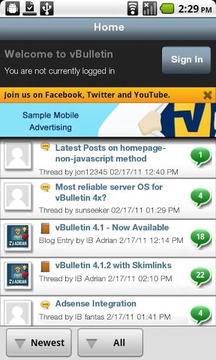 Astel Forum Mobile截图