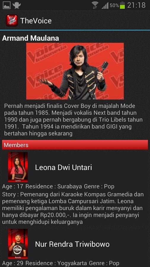 The Voice Indonesia by H...截图1