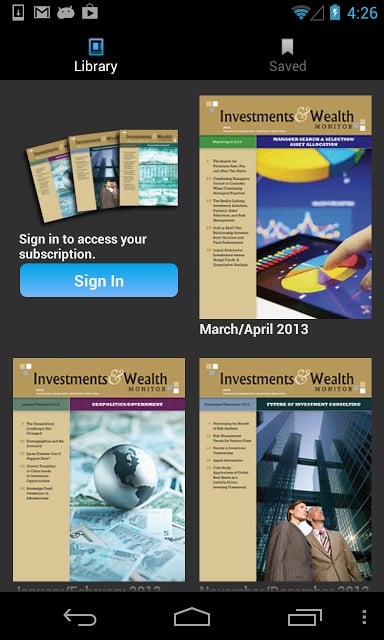 Investments &amp; Wealth Monitor截图3