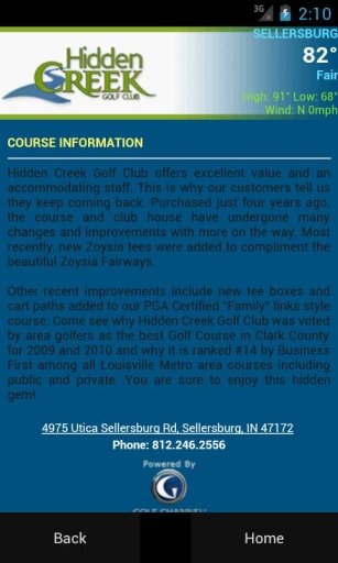 Hidden Creek Golf Club截图3