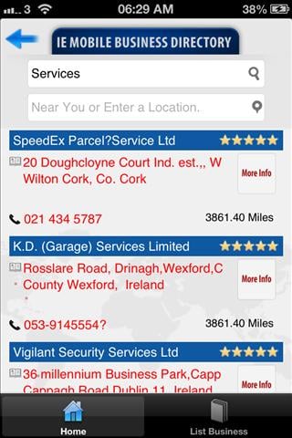 IE Mobile Business Directory截图3