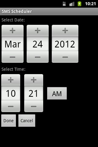 SMS Scheduler v.1.0截图3