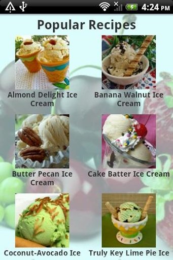 Ice-cream Recipes截图1