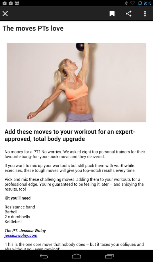 Women Fitness - Reader截图9