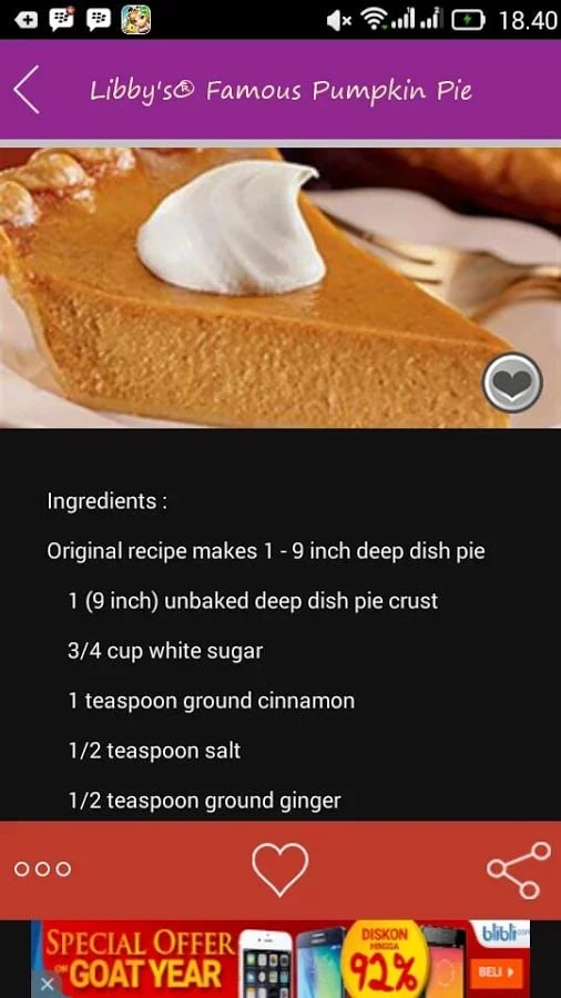 Pie Recipes Special截图3