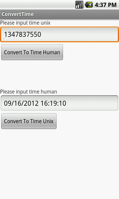 Unix Time Converter截图1