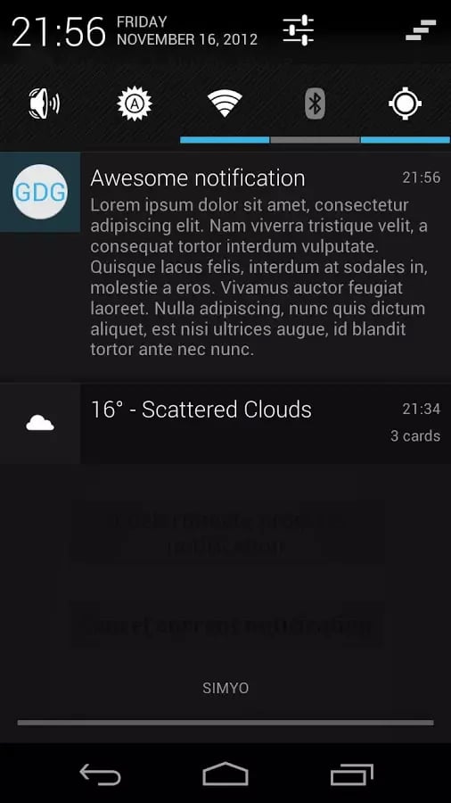 GDG Widgets and Notifica...截图1