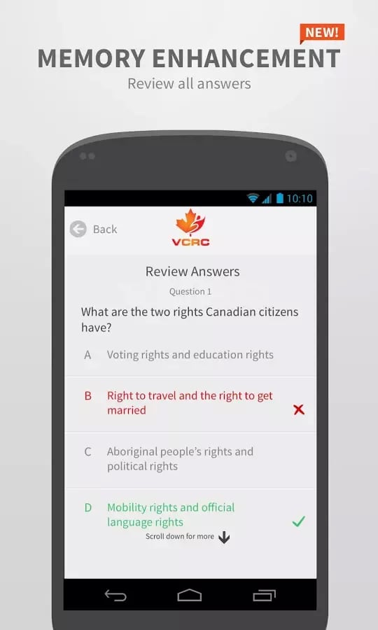 Canadian Citizenship Exa...截图5