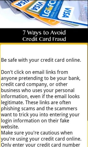 7 Ways to Avoid Card Fraud截图4