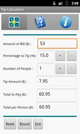 Tip Calculator Simple ,Premium截图1