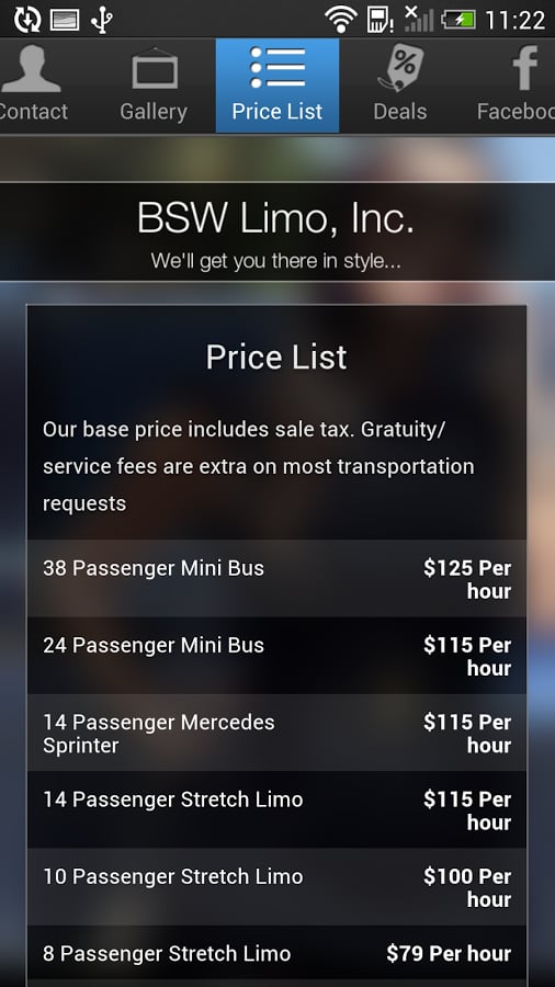 BSW Limo, Inc.截图1