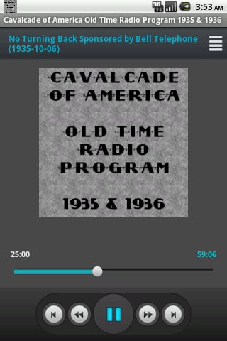 Cavalcade of America OTR...截图4