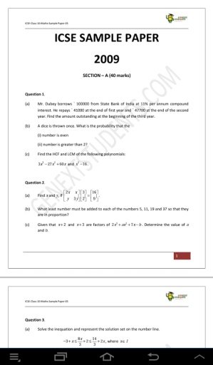 ICSE Sample Papers - Class 10截图6