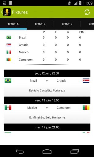 Brazil WorldCup 2014 Calendar截图2