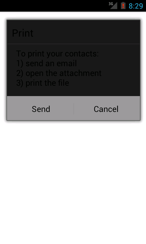 Contacts Print - Rubric text截图3