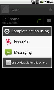 FreeSMS : Free SMS to India截图