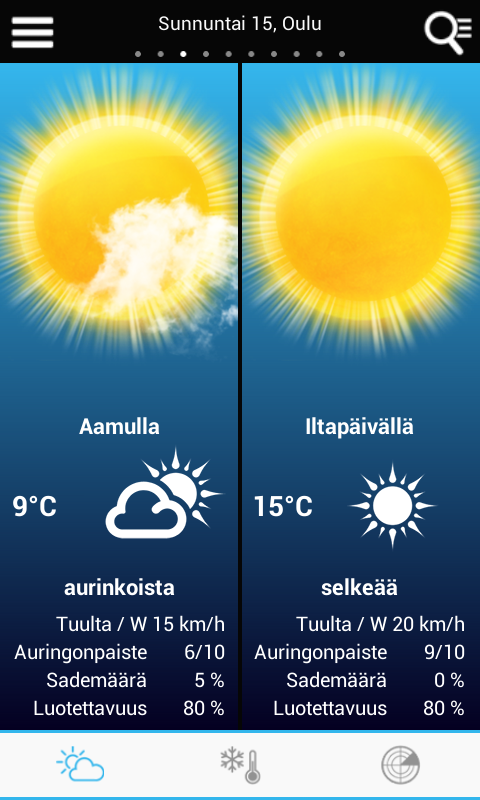 Weather for Finland截图1