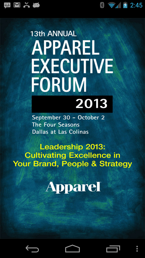 Apparel Executive Forum截图1