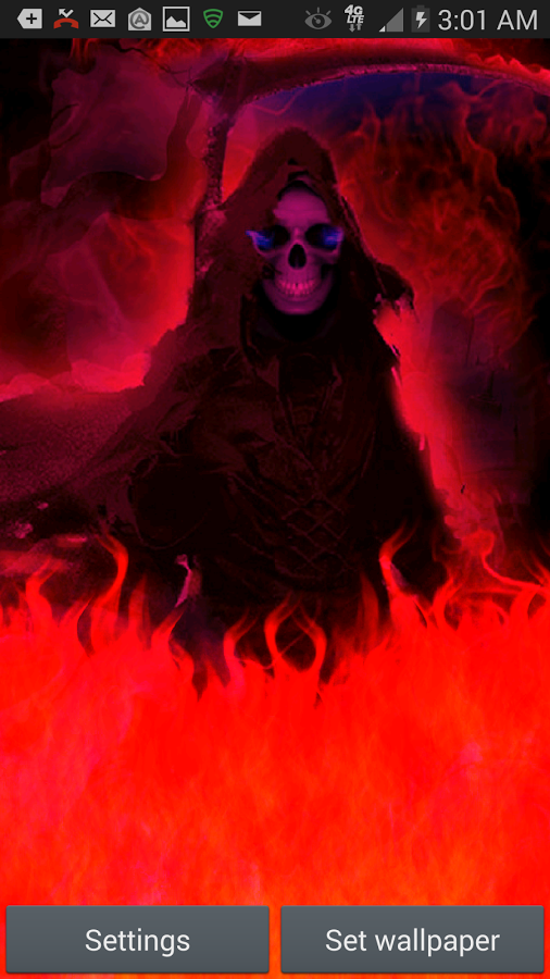 Grim Reaper Flame of Death LWP截图6