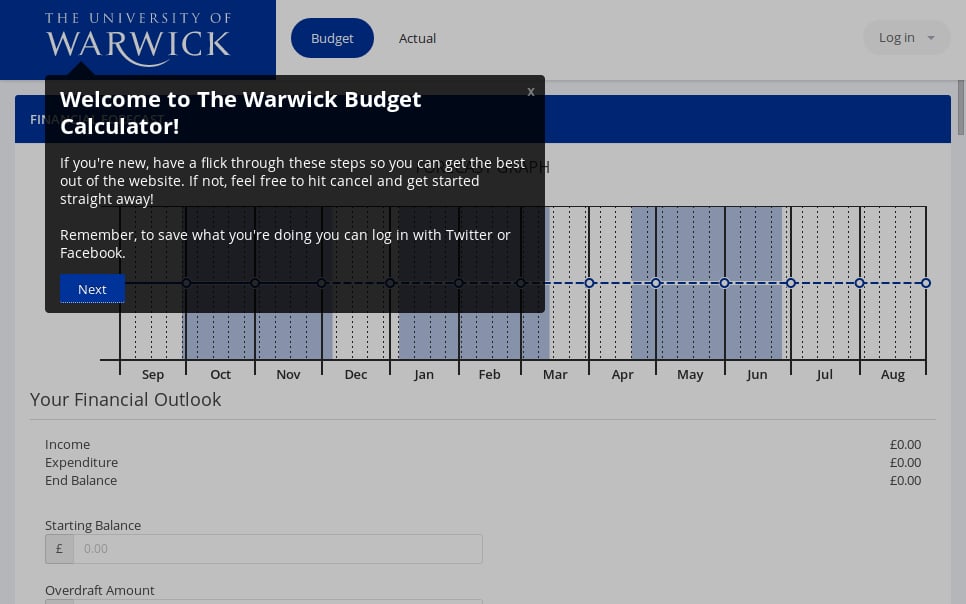 Warwick Student Budget截图2