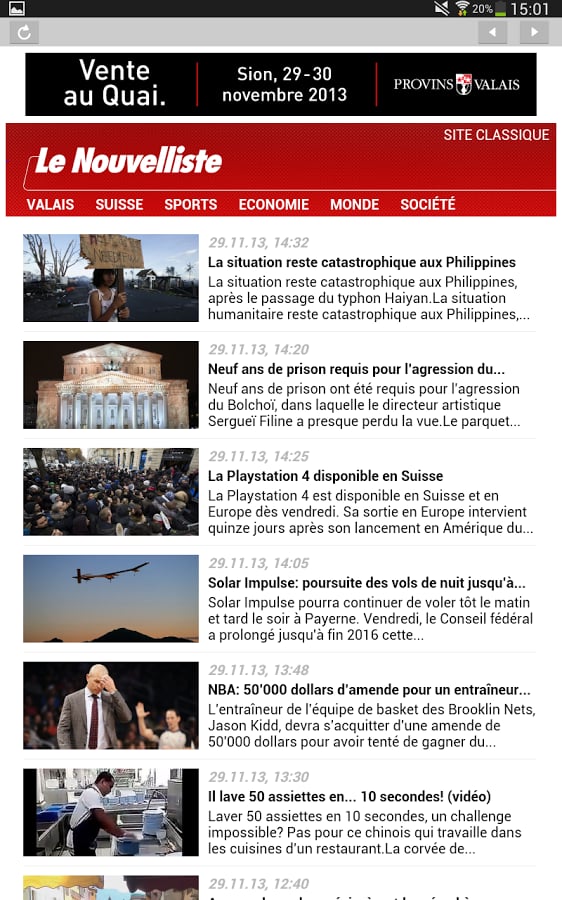 Le Nouvelliste Journal截图5