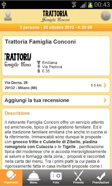 Trattoria Famiglia Conconi截图3