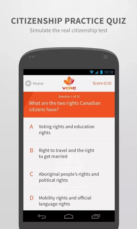 Canadian Citizenship Exa...截图4