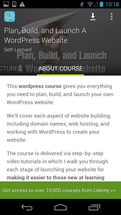 Learn wordpress free by ...截图11