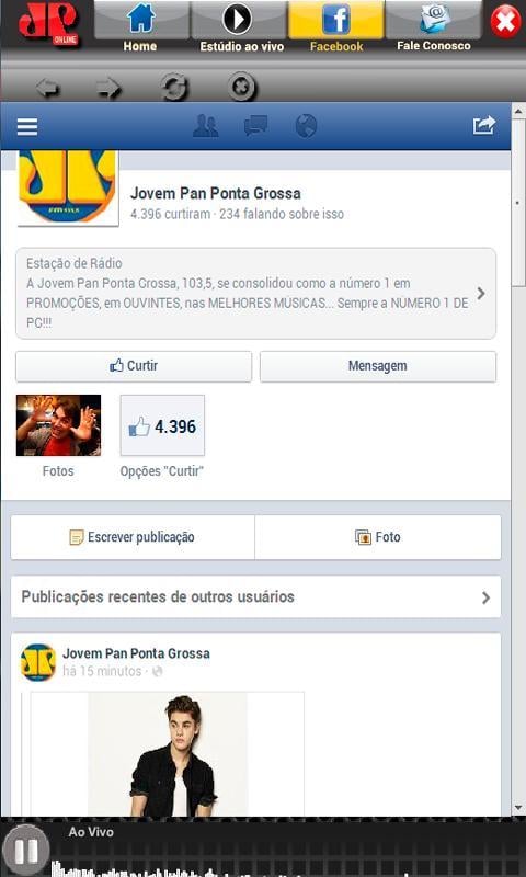 Jovem Pan Ponta Grossa截图3