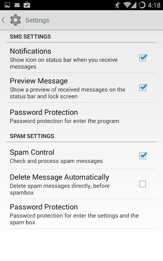 SMS Manager Pro, SPAM Filter截图5