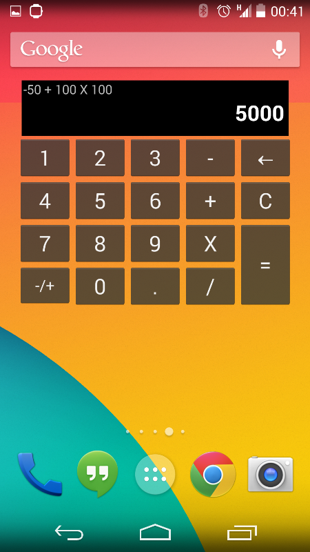 Calculator Widget Lite截图1