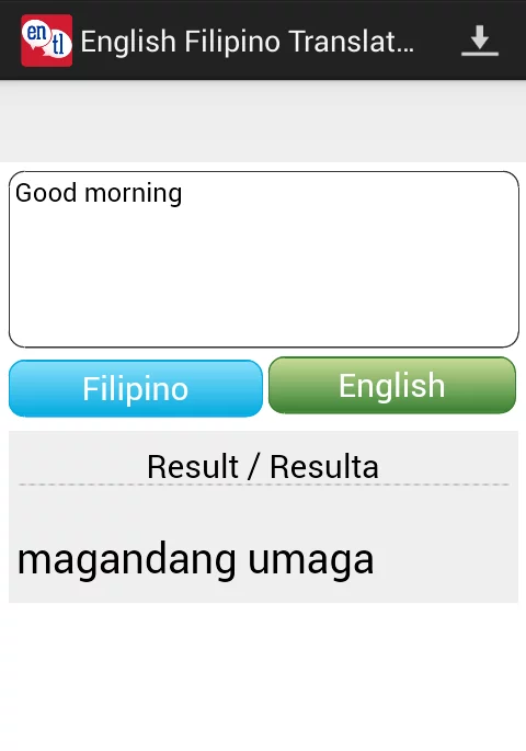 Filipino English Translator截图6