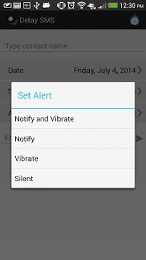 Delay SMS截图6